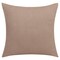 Edge Collections - 20-inch H x 20-inch W x 4-inch D - Brown - Cozy Decorative Throw Pillow with Buttons - 1 Piece